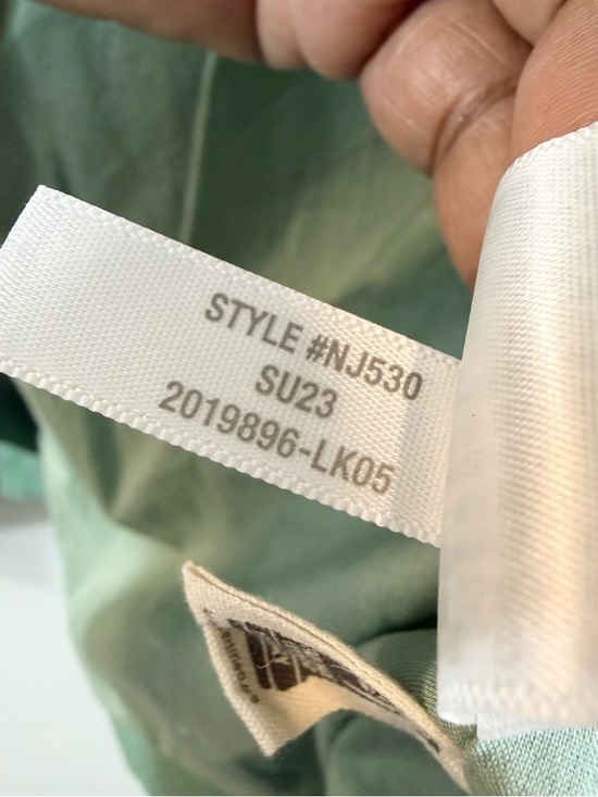 Madewell Larsen Blazer Green Linen XXS (2XS) One Button Jacket Preppy Academia - Picture 10 of 13